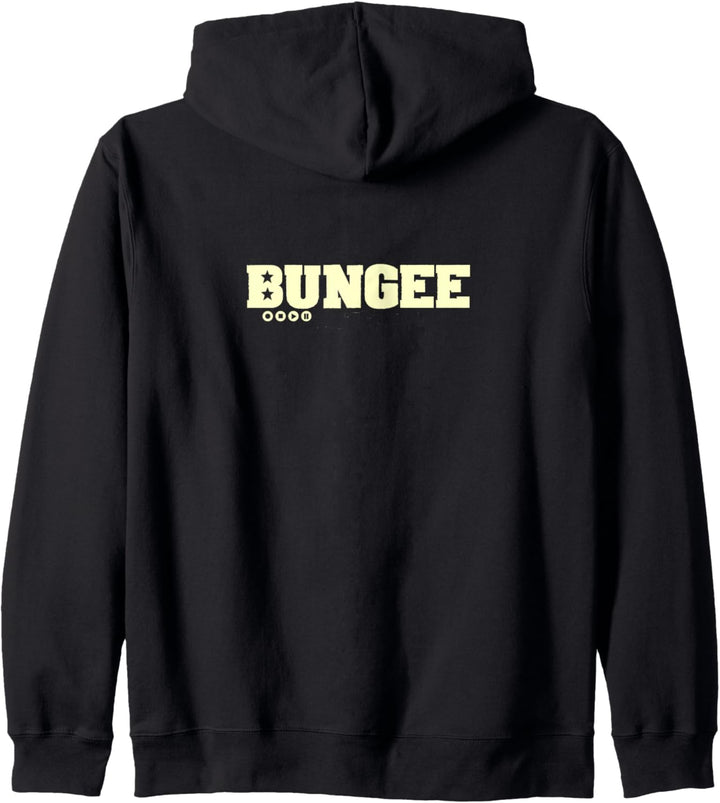 Bungee Logo Ivory Kapuzenjacke