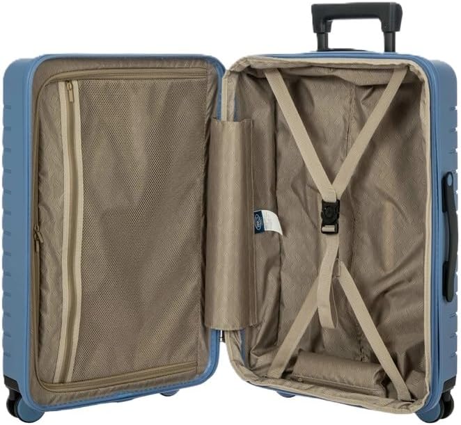 Brics BY Ulisse - 4-Rollen-Kabinentrolley 55 cm grey blue, Grey Blue