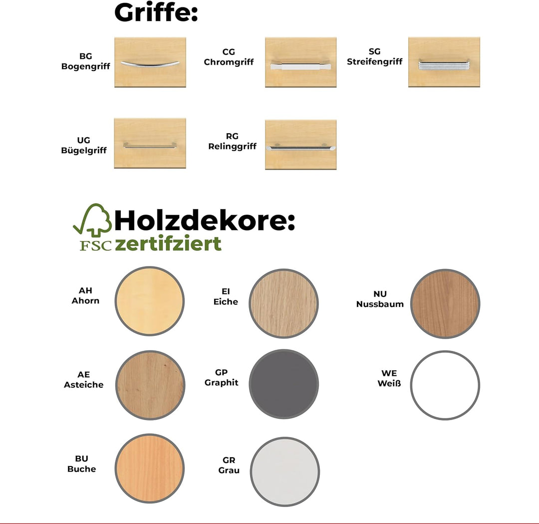 Rollcontainer CADI 43×80×51 cm – abschliessbarer Bürocontainer in Ahorn mit Orga- &amp; 3 Universal-Schu
