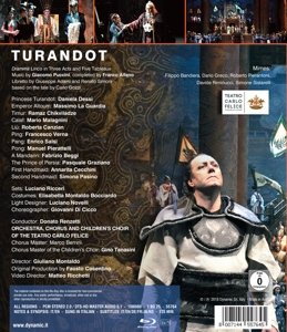 Puccini: Turandot (Teatro Carlo Felice, Genua 2012), Blu-ray