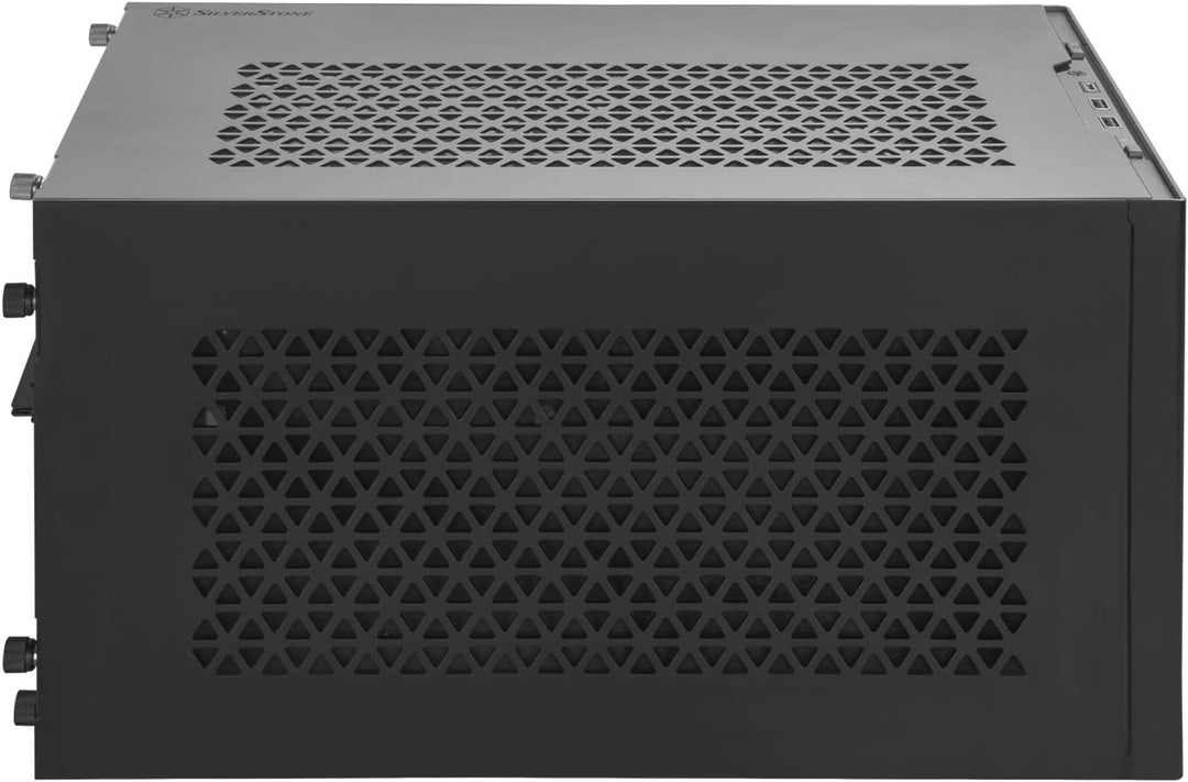 SilverStone Technology SUGO 15, Schwarz, Mini-ITX, Aluminium, Unterstützt Grafikkarten in voller Län