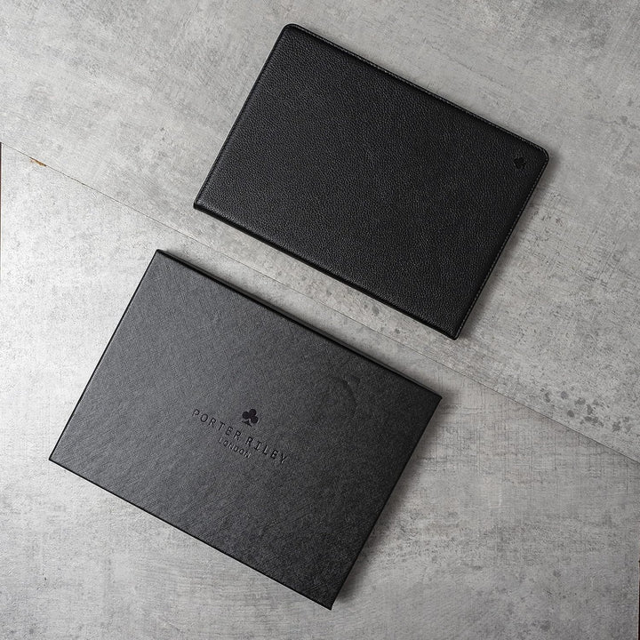 Porter Riley - Lederhülle für iPad 10.2" (9. / 8. / 7. Generation) 2021/2020/2019. Premium Echtleder