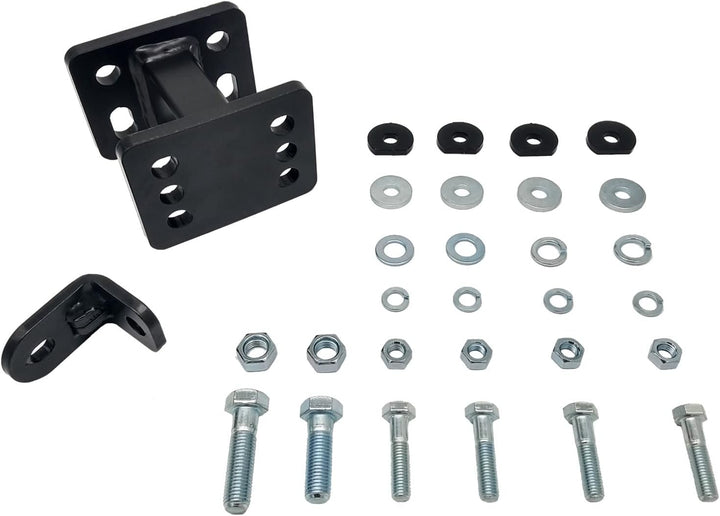 XIMPLIO Adapter Verlängerung Hakenverlängerung für Flanschkugel Anhängerkupplung AHK mit ABE (75 mm)
