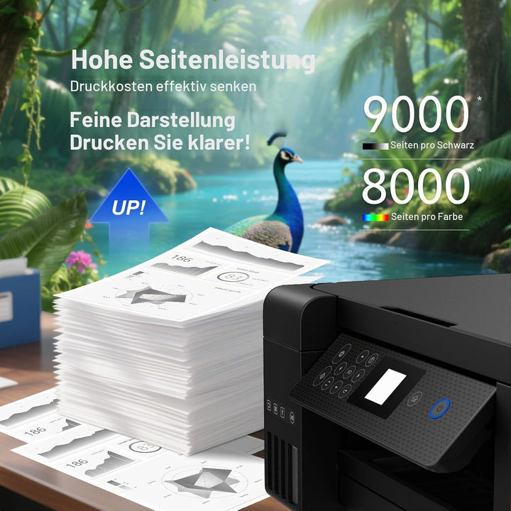 Kompatible für 104 Tinte Schwarz Ersatz für Epson 104 103 102 Tinte für Ecotank ET-2710 ET-2711 ET-2