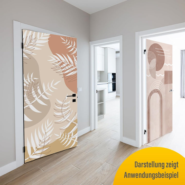 Finest Folia Türfolie 90x200 cm Türtapete Türposter Folie für Tür Wohnzimmer Kinderzimmer Küche Türa