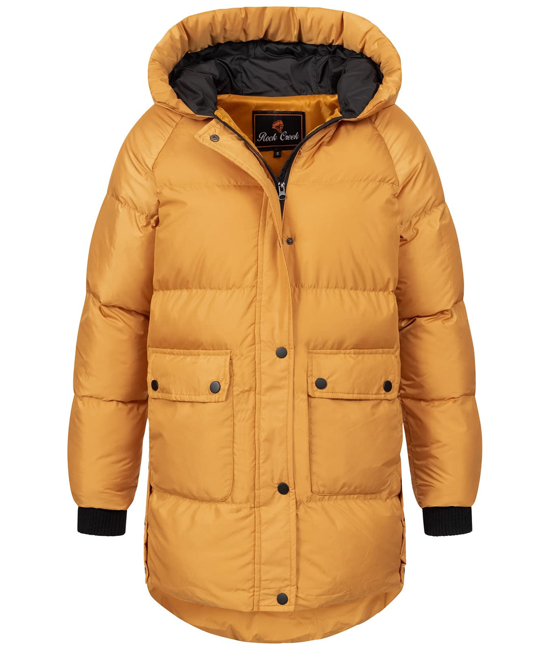 Rock Creek Damen Steppjacke Mantel D-488 XL Maisgelb, XL Maisgelb
