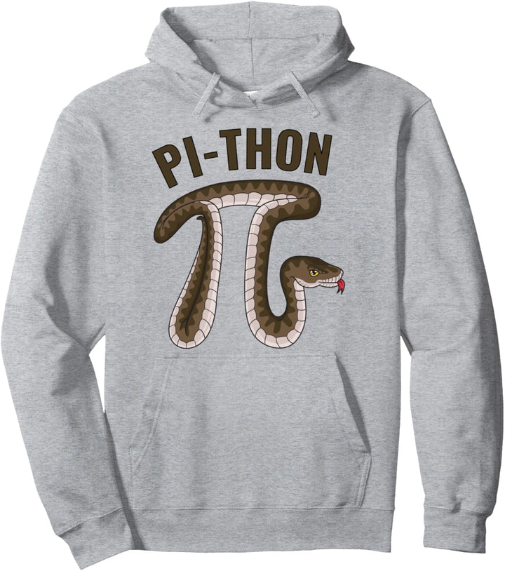 Pi-Thon Mathe Python Schlange Schüler Lehrer Pullover Hoodie