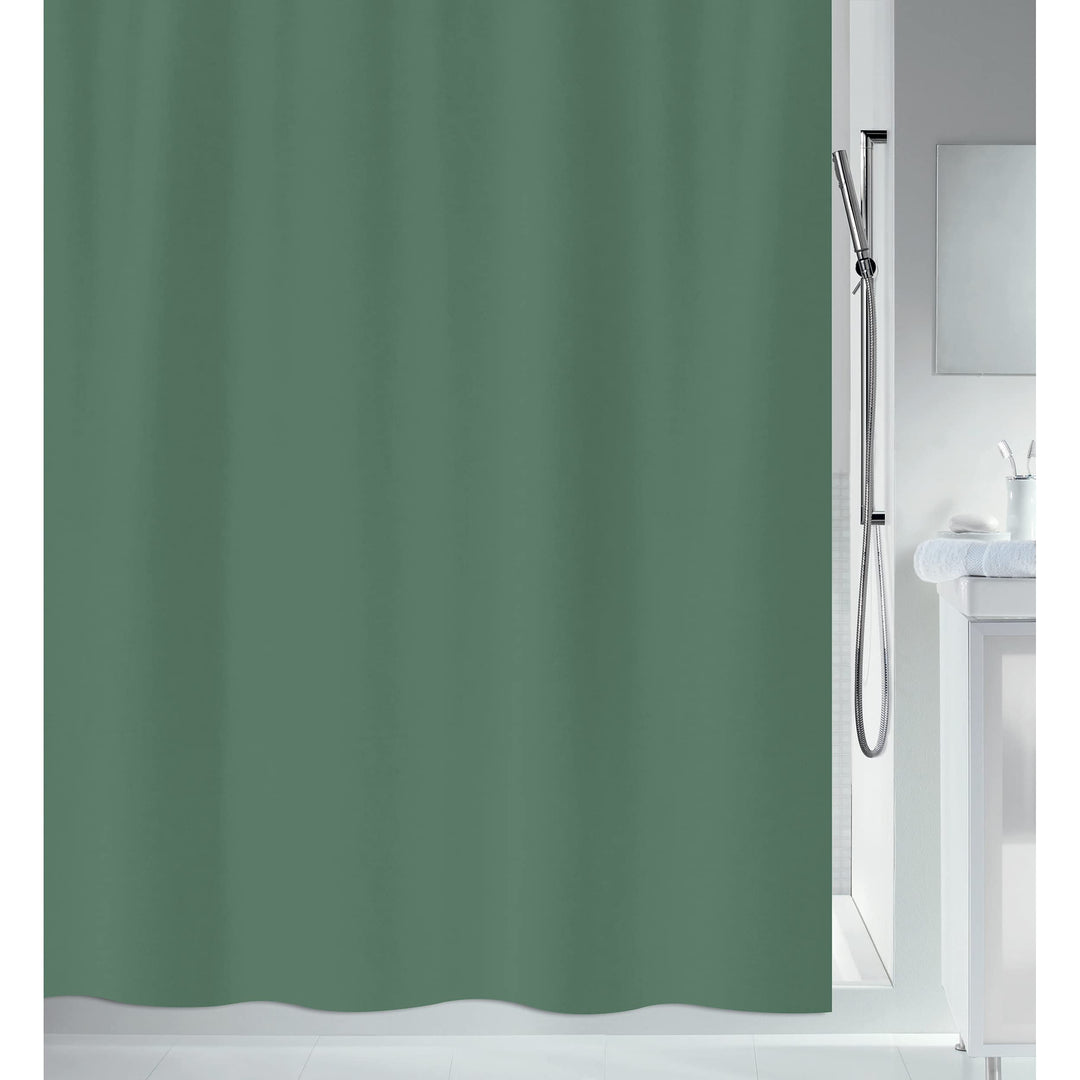 Spirella Anti-Schimmel Duschvorhang - Anti-Bakteriell, waschbar, wasserdicht - Polyester, „Primo “ 1
