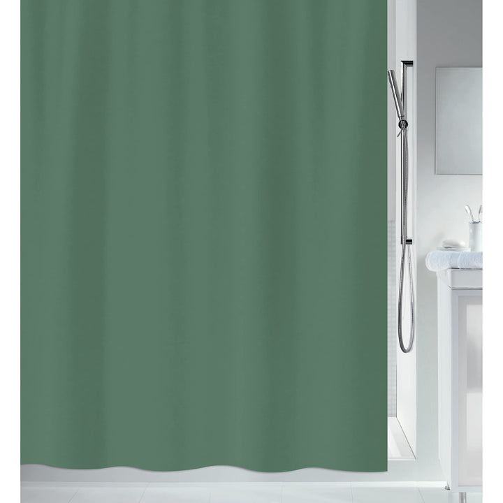 Spirella Anti-Schimmel Duschvorhang - Anti-Bakteriell, waschbar, wasserdicht - Polyester, „Primo “ 1