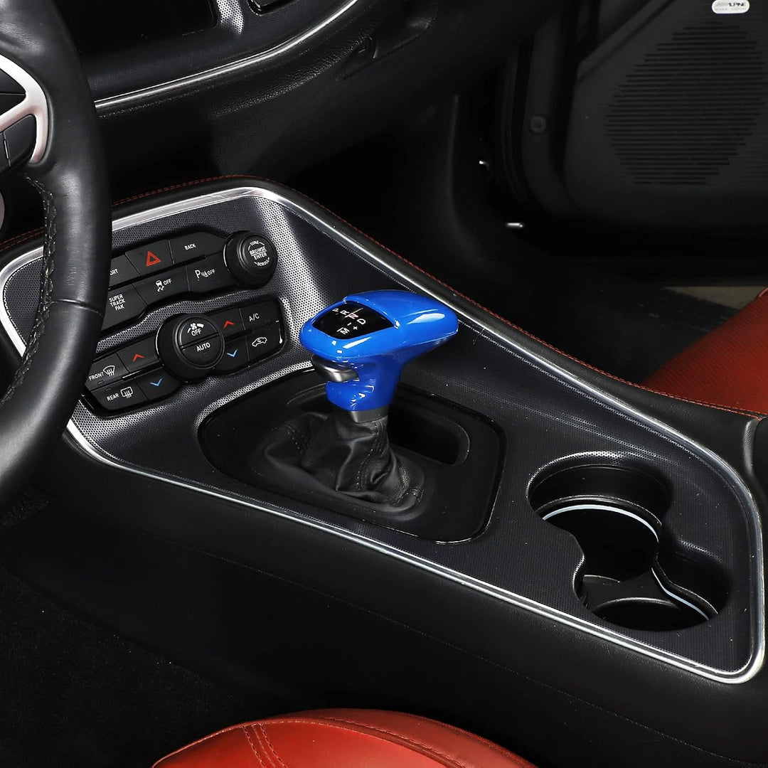 Voodonala Für Challenger Charger ABS Schaltknäufe Abdeckung Verkleidung für Dodge Challenger Charger