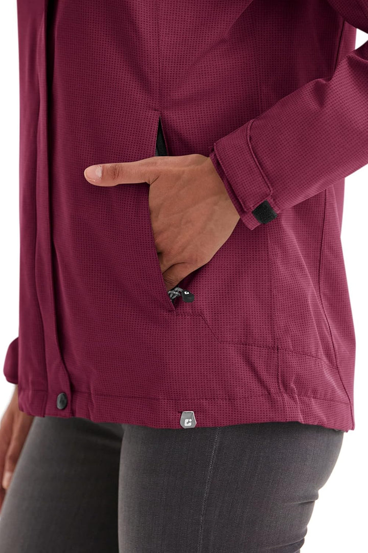 Killtec Damen Inkele Funktionsjacke Mit Abzippbarer Kapuze 42 dunkelrose, 42 dunkelrose