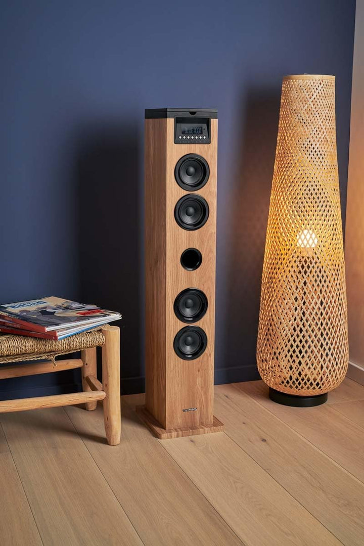 THOMSON BOISDS122CD Multimedia-Tower mit CD-Player, natur