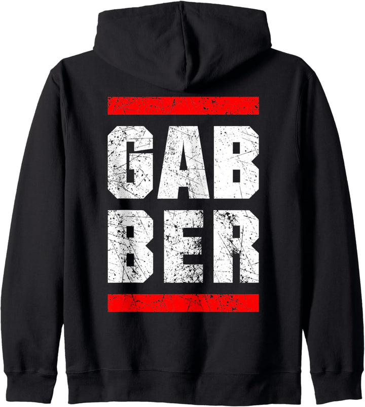 Gabber Wear Uptempo Gabber Kapuzenjacke