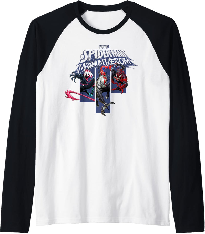 Marvel Spider-Man Maximum Venom Panels Raglan