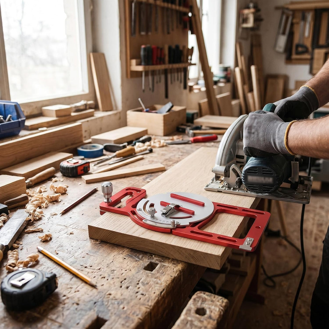Fafeicy Quadratische Führungsschiene aus Metall, Winkel von 0 Bis 60 °, Beliebig Einstellbar, Alumin