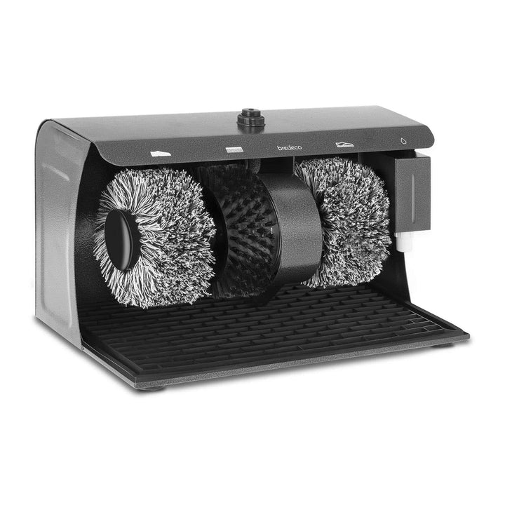 BC-S-POL3 Schuhputzmaschine Schuhputzer (3 Bürsten, 120 W, 230 V, Stahl)