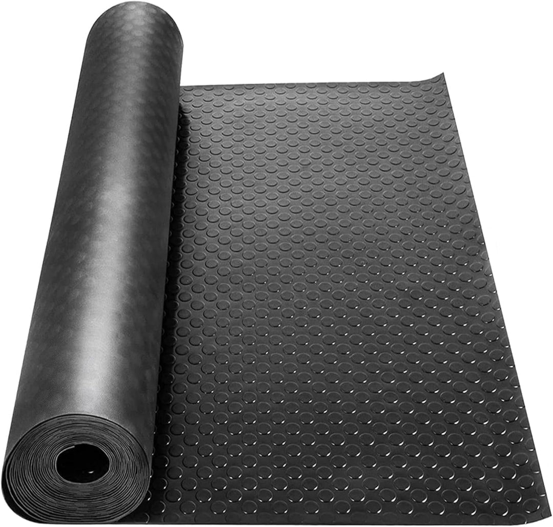 uyoyous Noppen Gummimatte Meterware Schutzmatte Noppenmatte Bodenmatte 100 x 500 cm Flachnoppen ruts