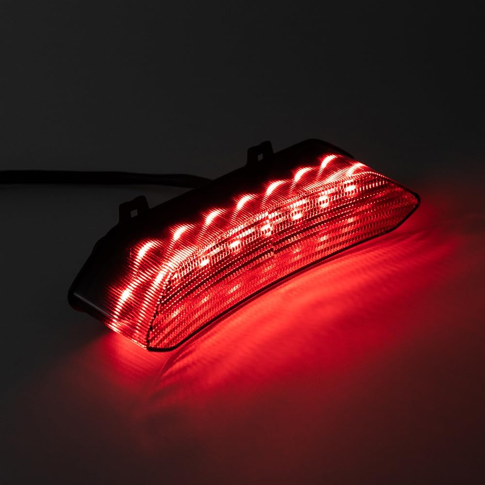 evomosa Motorrad Bremsrücklicht Rücklicht Rotes Licht Bremsleuchte für Motorrad ATV Raptor 700R YFZ4