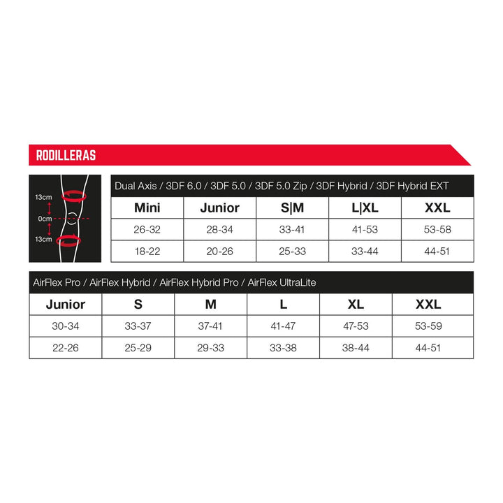 Leatt 2022 Dual Axis Knieschützer (gross/XL) (schwarz) Large/X-Large, Large/X-Large