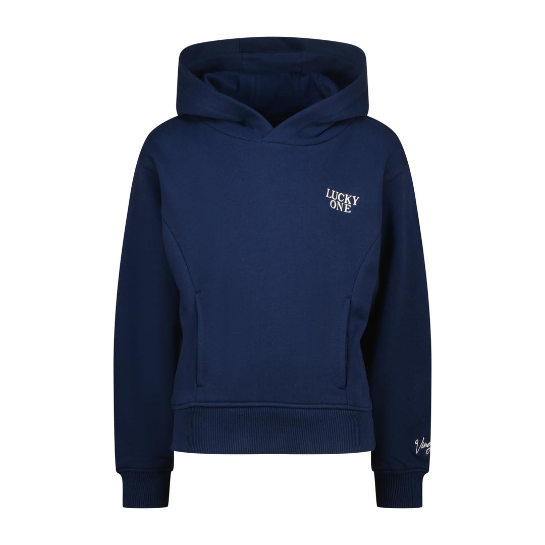 Vingino Mädchen Nammie Hooded Sweatshirt 2 Jahre Blau, 2 Jahre Blau