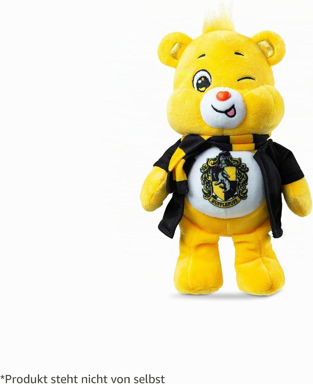 Care Bears x Harry Potter Hufflepuff Funshine Bear 20 cm Plüsch – Offizielles Sammelspielzeug des Ho