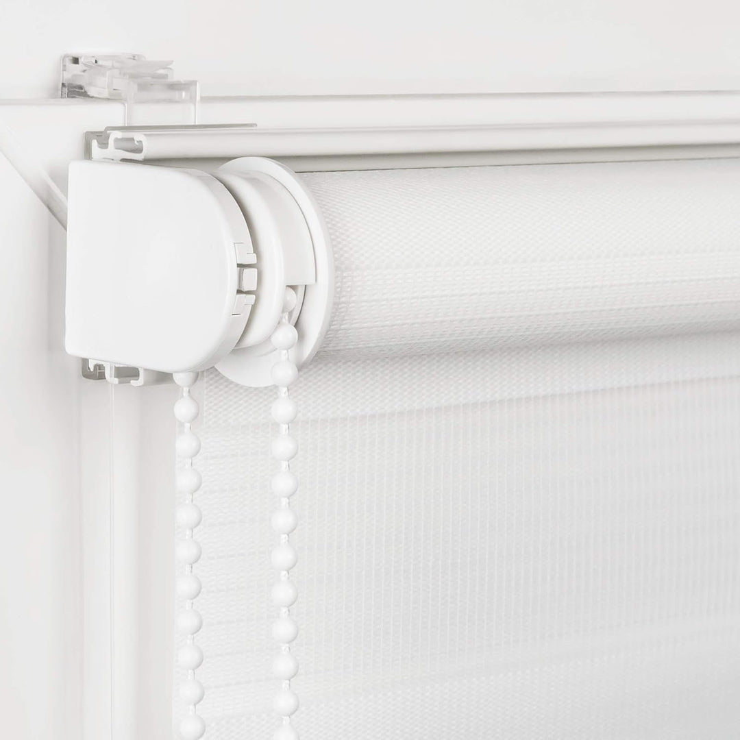 ROLLMAXXX Duo-rollo Doppelrollo Klemmfix ohne Bohren (130 x 150 cm, Weiss) 130 x 150 cm Weiss, B130