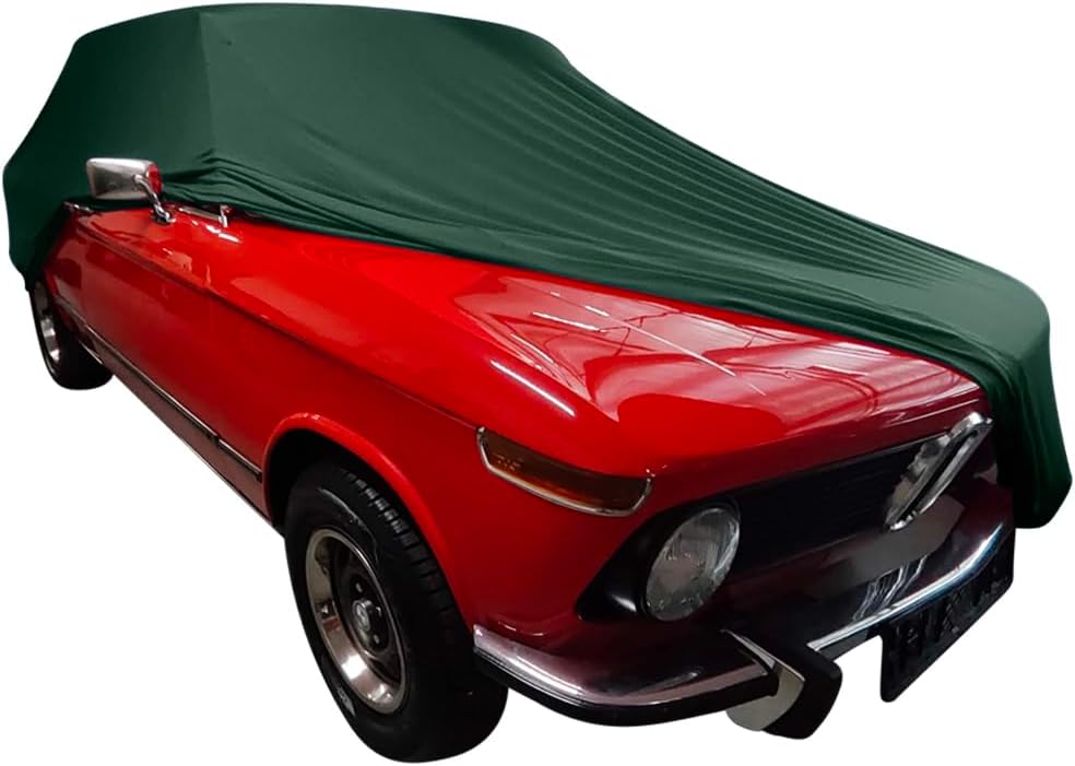 Indoor Autoabdeckung kompatibel mit BMW 1502 SUPER Soft Stretch