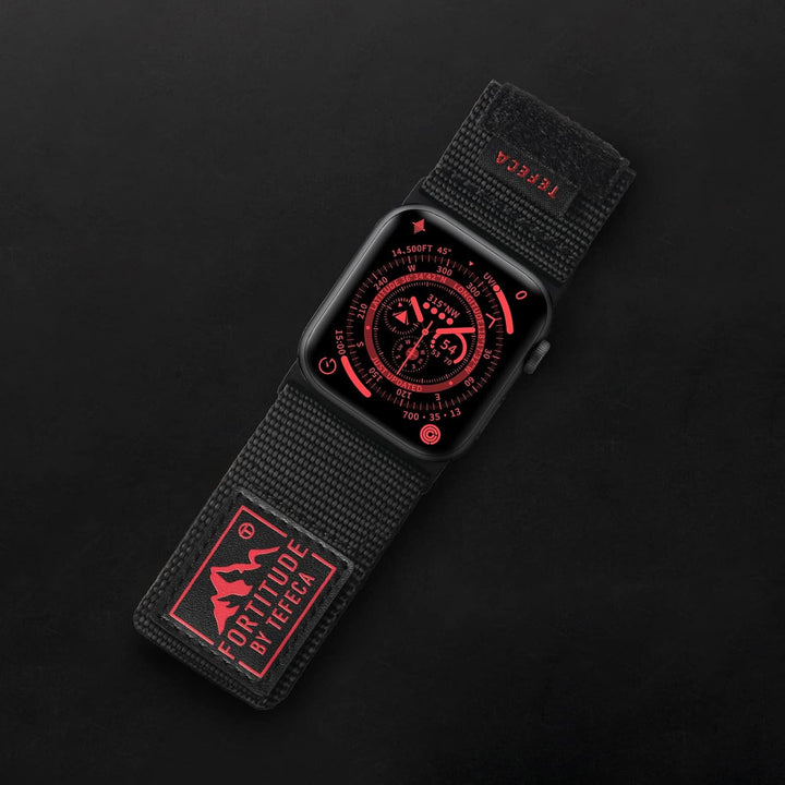 Tefeca Fortitude Serie Ultrawide Armband Kompatibel mit Apple Watch Ultra/Ultra2 Serie 9/8/SE2/7/6/S