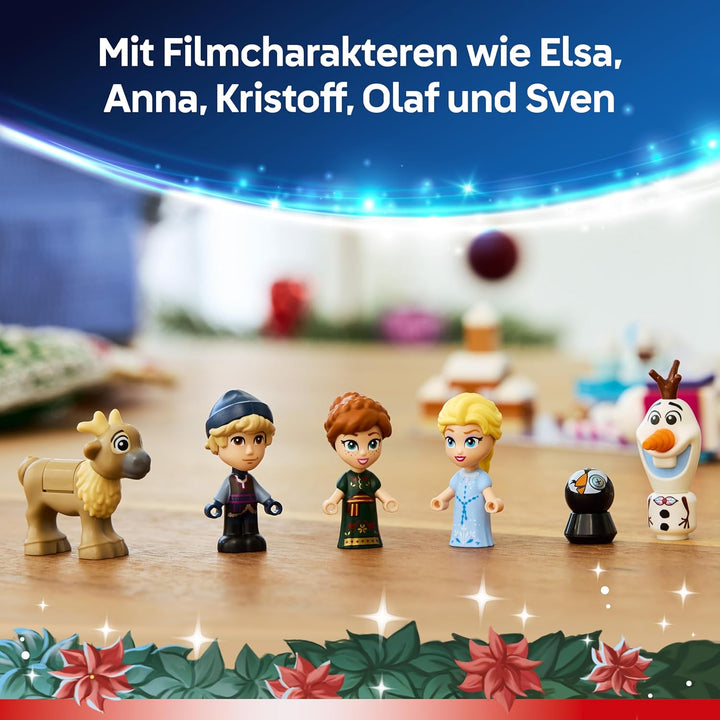 LEGO ǀ Disney Frozen Adventskalender 2025 Kinder Spielzeug - Kreatives Spielset - Bauset mit den Fig