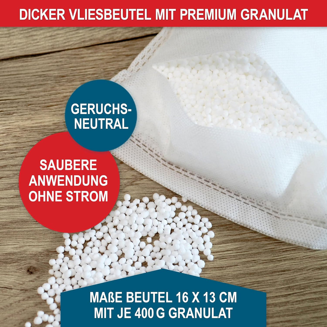 ONBEST Grosses 14 x 400g Nachfüllbeutel Granulat Set – Nachfüllpack für alle Luftentfeuchter Entfeuc