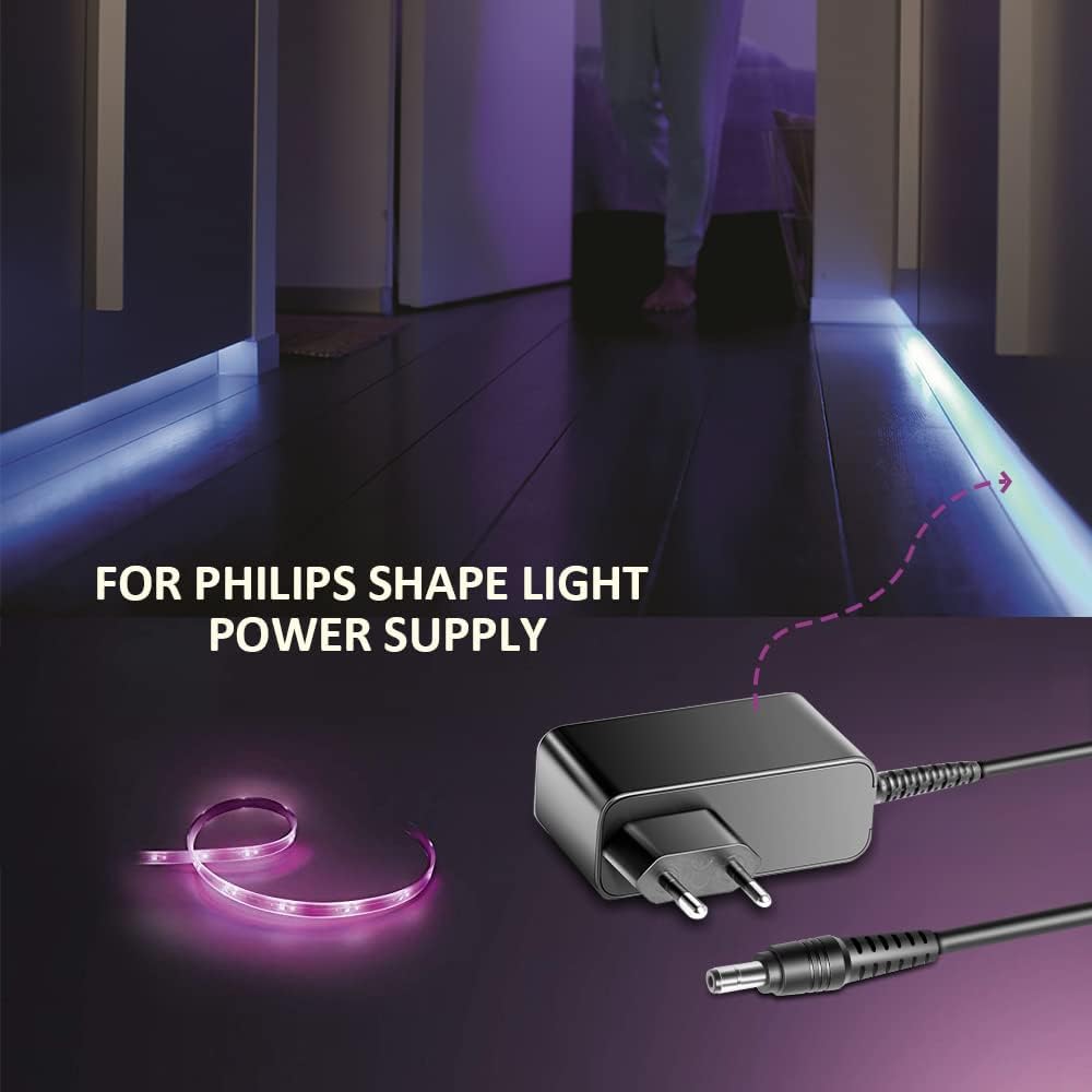 KFD Netzteil 24V Ladegerät Ladekabel für Philips HF3510/01 Wake-Up Light PSE50358EU HF3672/01 HF3651