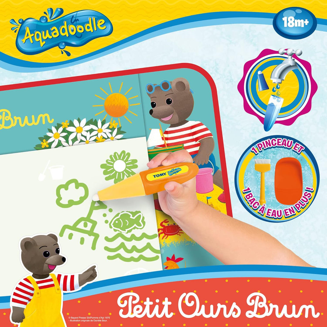 AquaDoodle Petit Our Brun, Wassermalteppich, Riesenmotiv