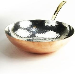 CopperGarden Kupferpfanne WOK 28 cm mit Stiel I Mit Zinn beschichtete Pfanne aus Kupfer zur idealen