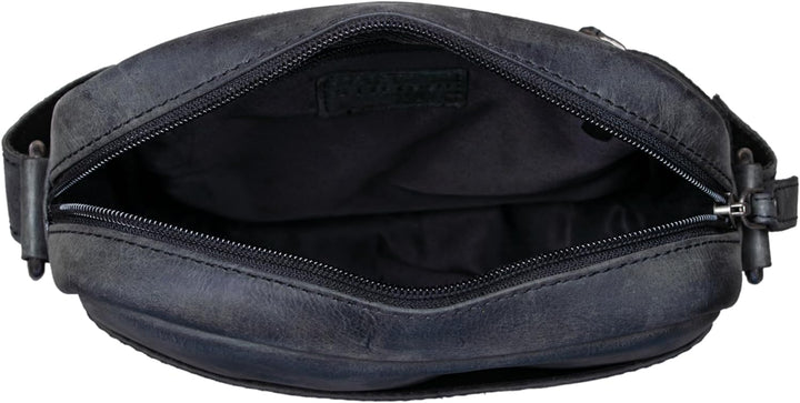 STILORD 'Nils' Vintage Ledertasche Umhängetasche Klein für Herren Damen Tablettasche 9.7 Zoll DIN A5