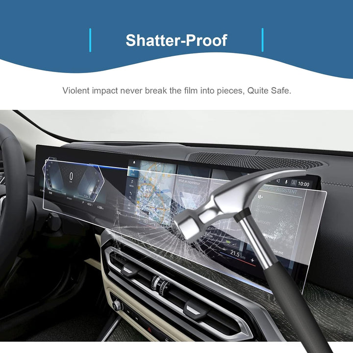 GAFAT Kompatibel mit Neu BMW i3 i4 i5 i7 iX X5 X6 X7 XM iDrive 8 2022 2023 2024 Schutzfolie, Glas Di