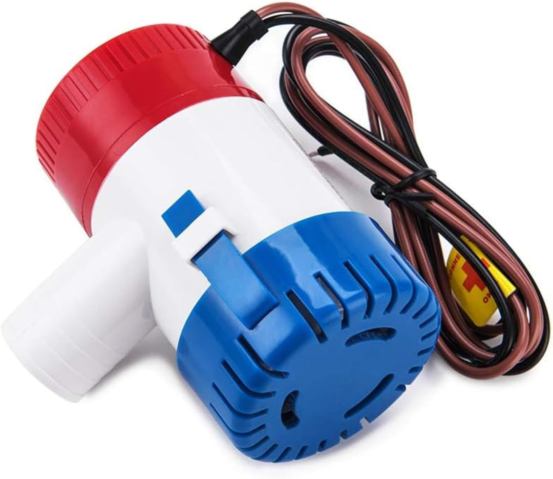 DCHOUSE 1100GPH Bilgenpumpe, elektrisch, 12 V DC, Bootspumpe, Tauchpumpe, Meerwasserpumpe, Solarpump