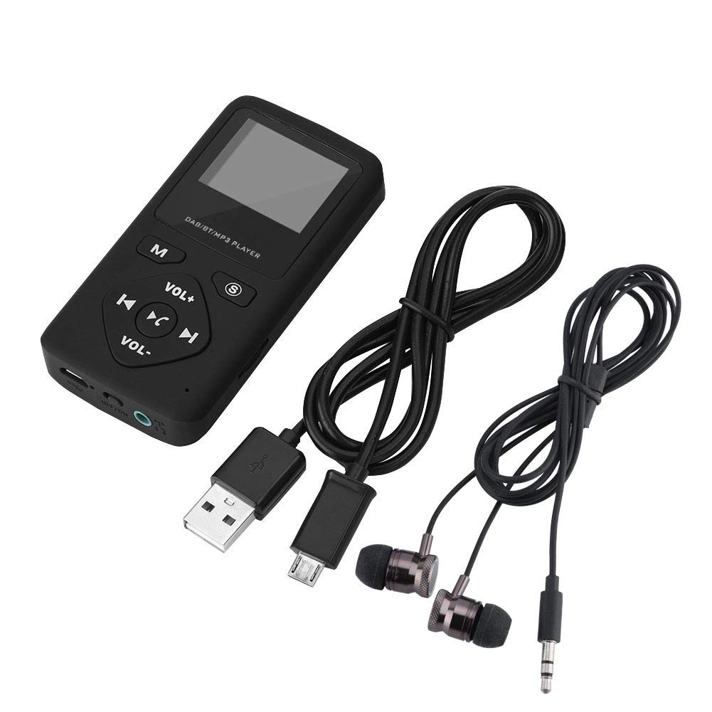 Tragbares Radio, Mini-Pocket-Digital-DAB/DAB + Pocket-Digital-Radioempfänger Bluetooth-MP3-Player mi