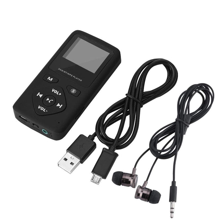 Tragbares Radio, Mini-Pocket-Digital-DAB/DAB + Pocket-Digital-Radioempfänger Bluetooth-MP3-Player mi