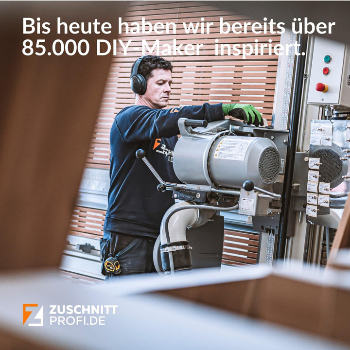 Dekor-Geschirrspülerfront 19mm vollintegriert oder teilintegriert, fugenlose Kanten, passend für all