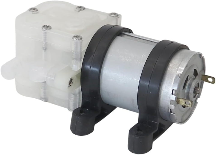 12VDC Membran-Wasserpumpe selbstansaugend | 180L/h 10m Förderhöhe | 8-9mm Schlauchtüllen | Vibration