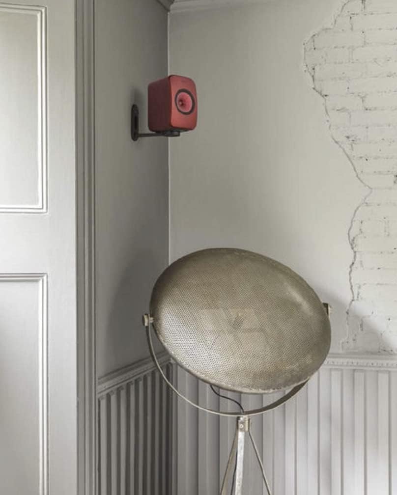 KEF LSX B1 Wandhalter Silber Paar, für LSX |aus Aluminium | schwenkbar | neigbar | versteckte Kabelf