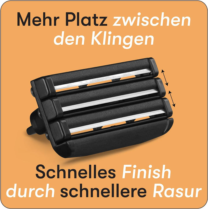 Boldking Bartpflege Set für Männer Regular - Rasierset mit Nassrasierer, 2 Stück Rasierklingen, Rasi