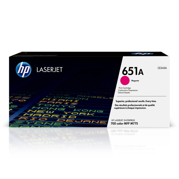 HP 651A (CE343A) Rot Original Toner für HP Laserjet Enterprise M775 Magenta, Magenta