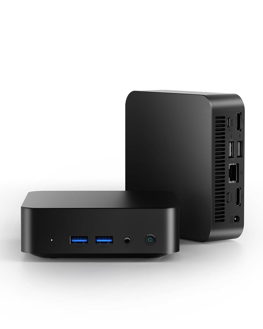 Mini PC N3150 (4 Kerne/4 Threads, bis 2,08 GHz), 8 GB RAM, 256 GB SSD, Dual USB-C Mini Computer, 2×