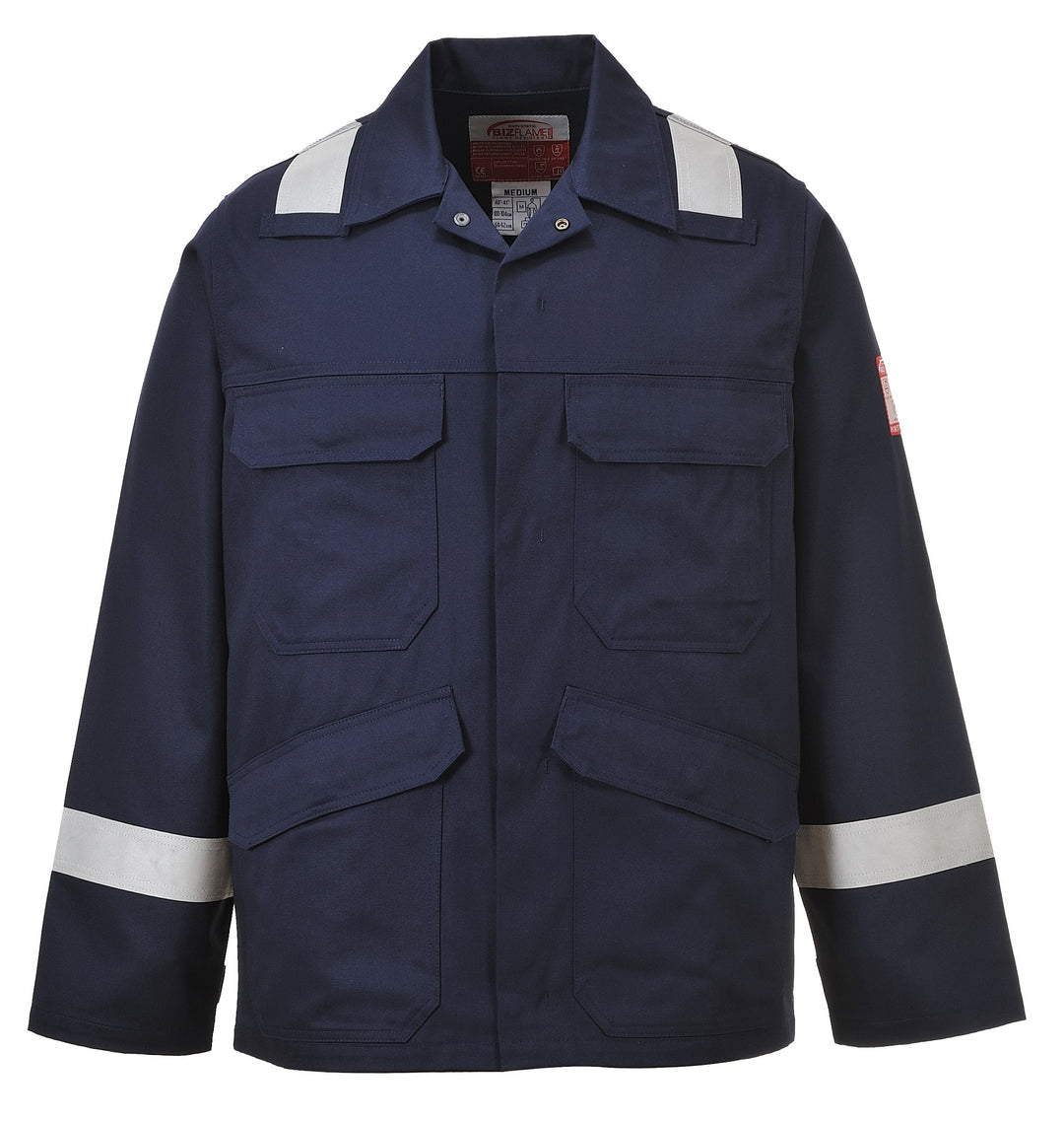 Bizflame Plus Jacket Color: Navy Talla: Large L marine, L marine