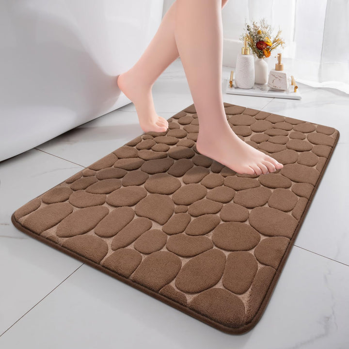 chakme Badematte Memoryschaum Badteppich Memory Foam Duschvorleger Saugfähige Badvorleger Badezimmer