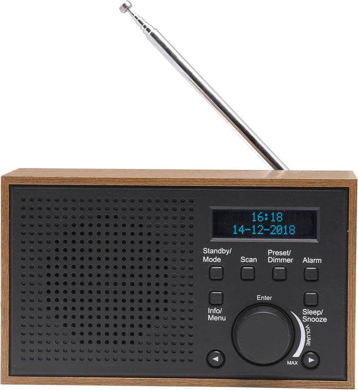Denver DAB-46 Tischradio DAB+, UKW Grau 111000000000, Grau