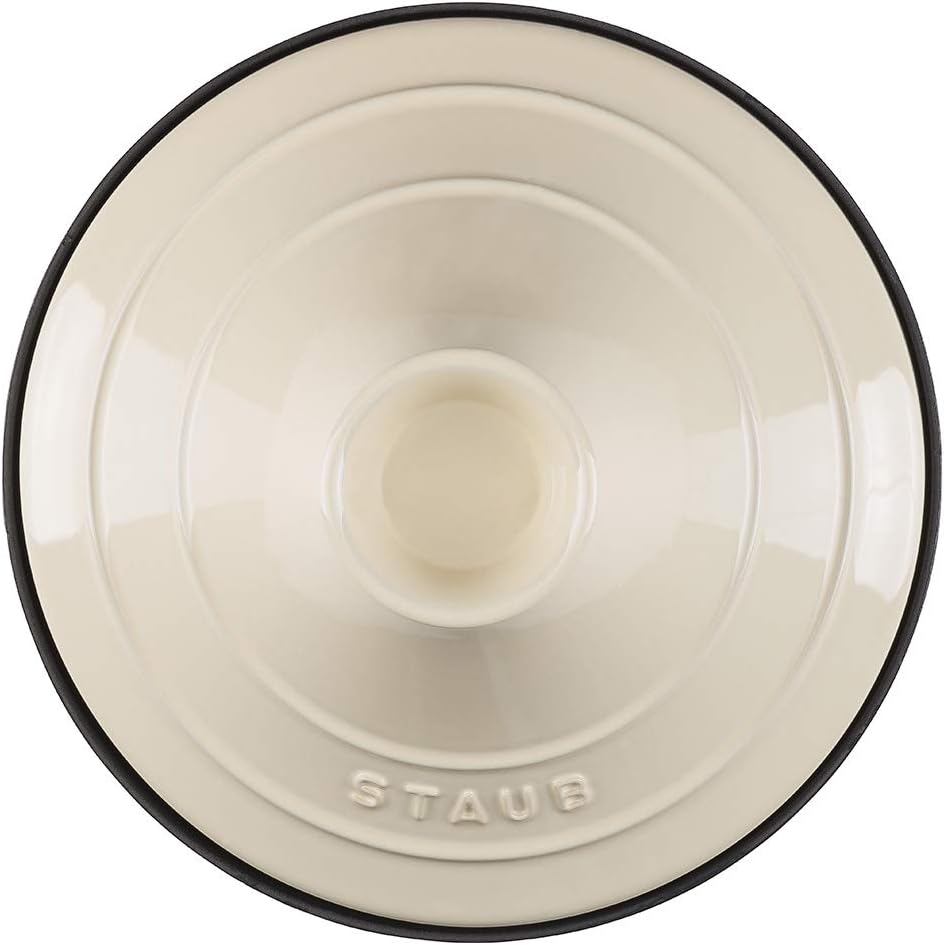 Staub 40509-394-0 Tajine, mit Sockel aus Gusseisen, Deckel aus Keramik, 20 cm, aus Gusseisen,