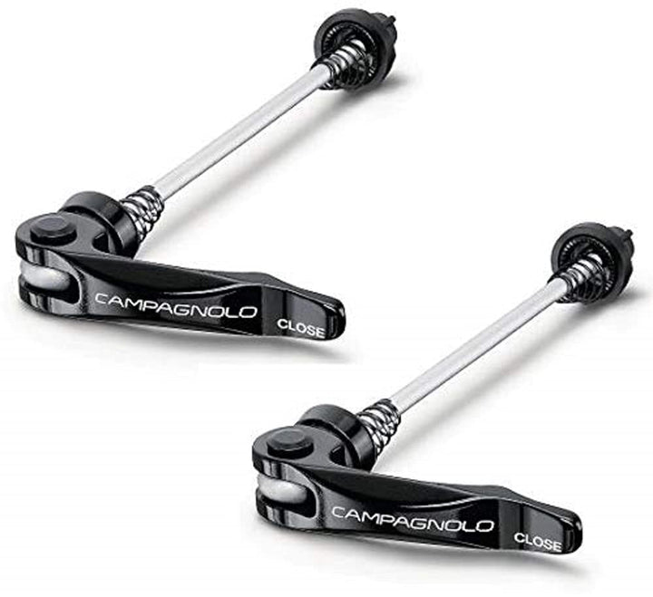 Campagnolo Unisex – Erwachsene Schnellspann-Set-07479272 Schnellspann-Set, Schwarz/Silber, Einheitsg