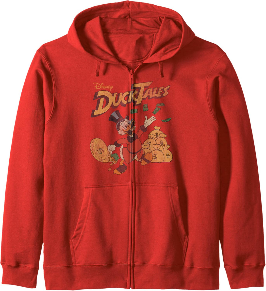 Disney Duck Tales Scrooge McDuck Money Bags Kapuzenjacke